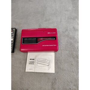 Sears Roebuck SR 2000 Series Walkman Pink Rare